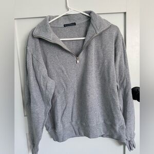 Brandy quarter zip